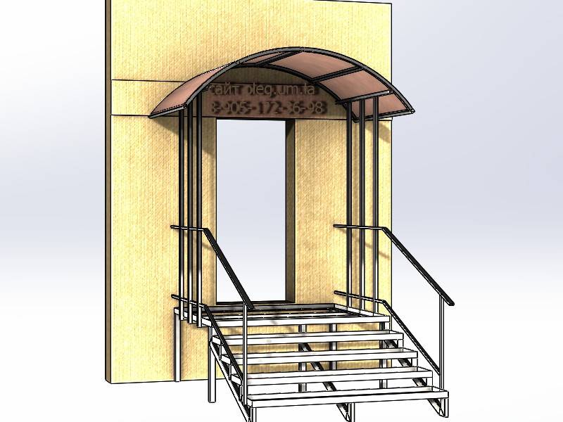 Способы изготовления крыльца из металла