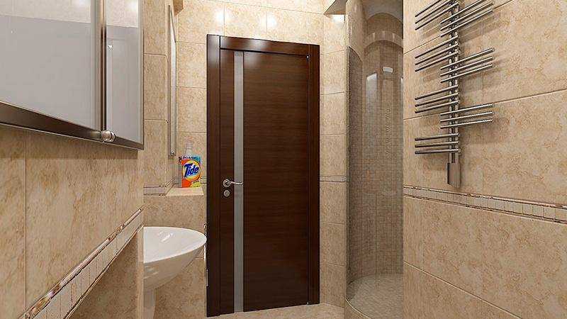 Влагостойкие ламинированные двери для ванной комнаты