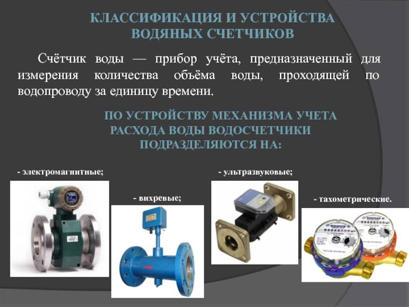 : выбор счетчика воды: всё что нужно знать