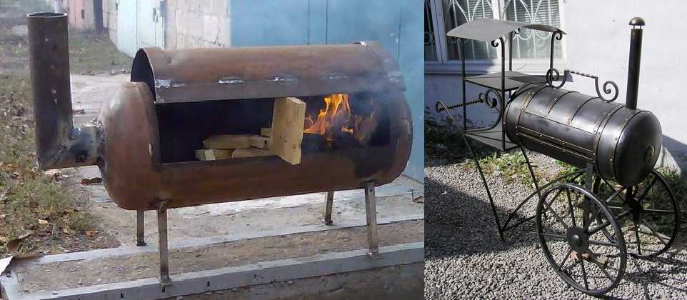 Мангал из газового баллона своими руками: чертежи с размерами, фото, видео