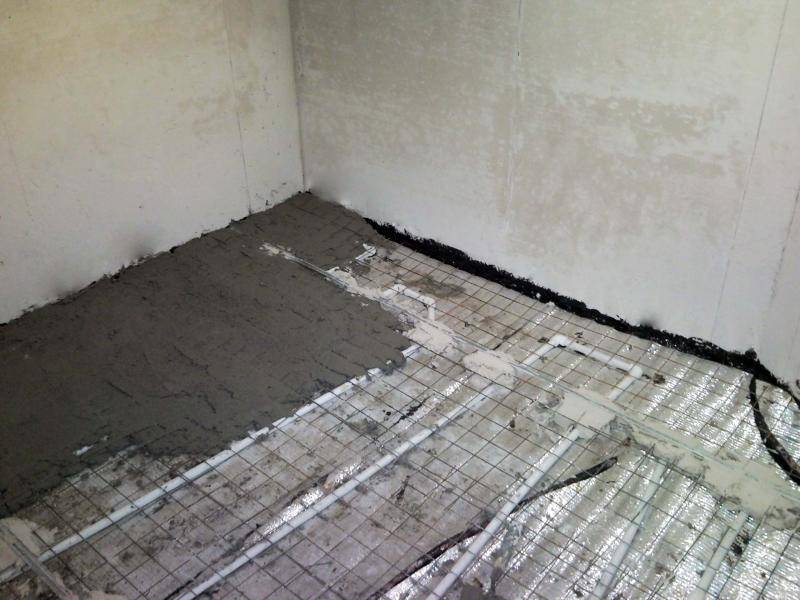 Теплый пол из полипропиленовых труб своими руками