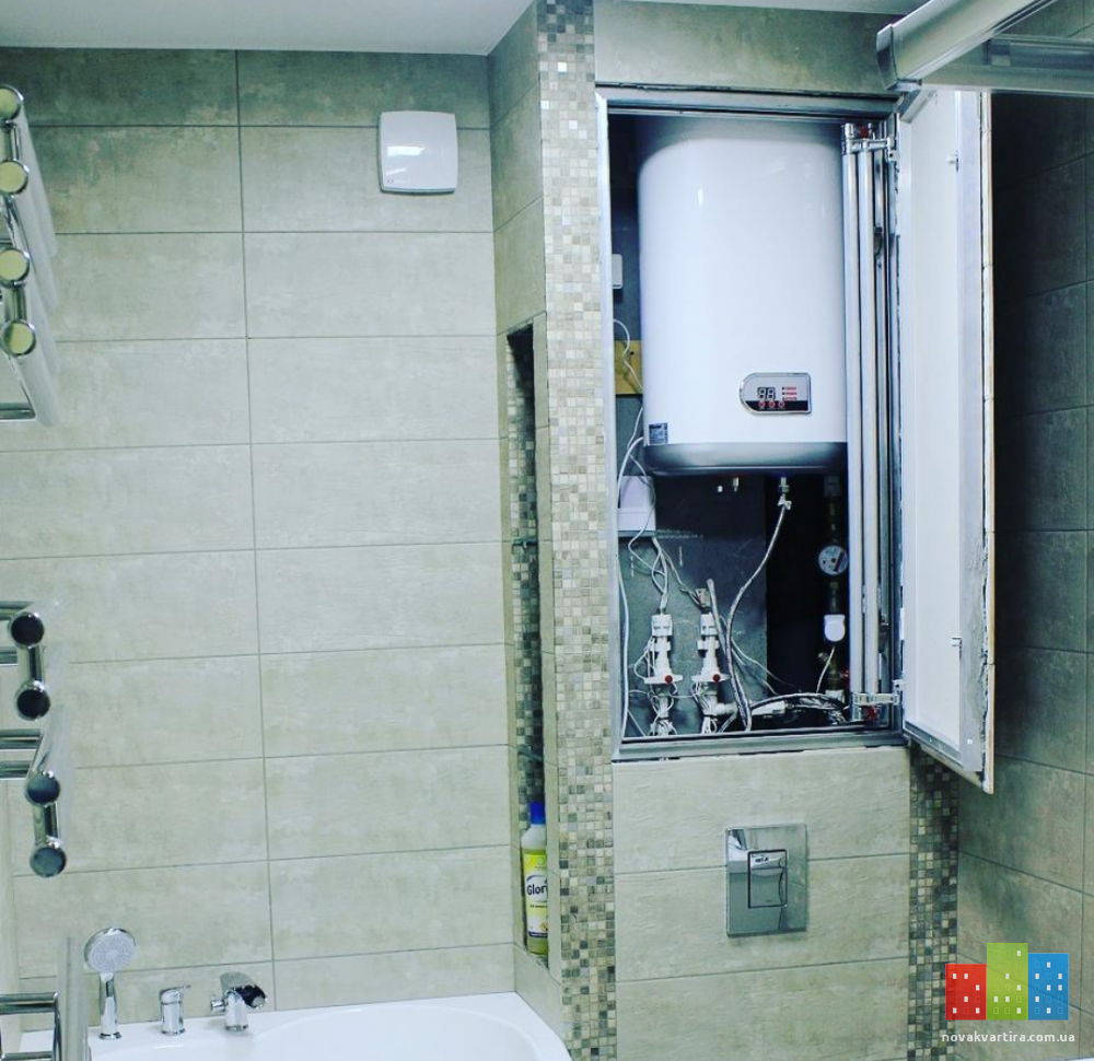 Где расположить водонагреватель в ванной комнате, самые удачные места установки водонагревателя в квартире. что делать, если в ванной нет места под бойлер? используем другие помещения: туалет, ванную,