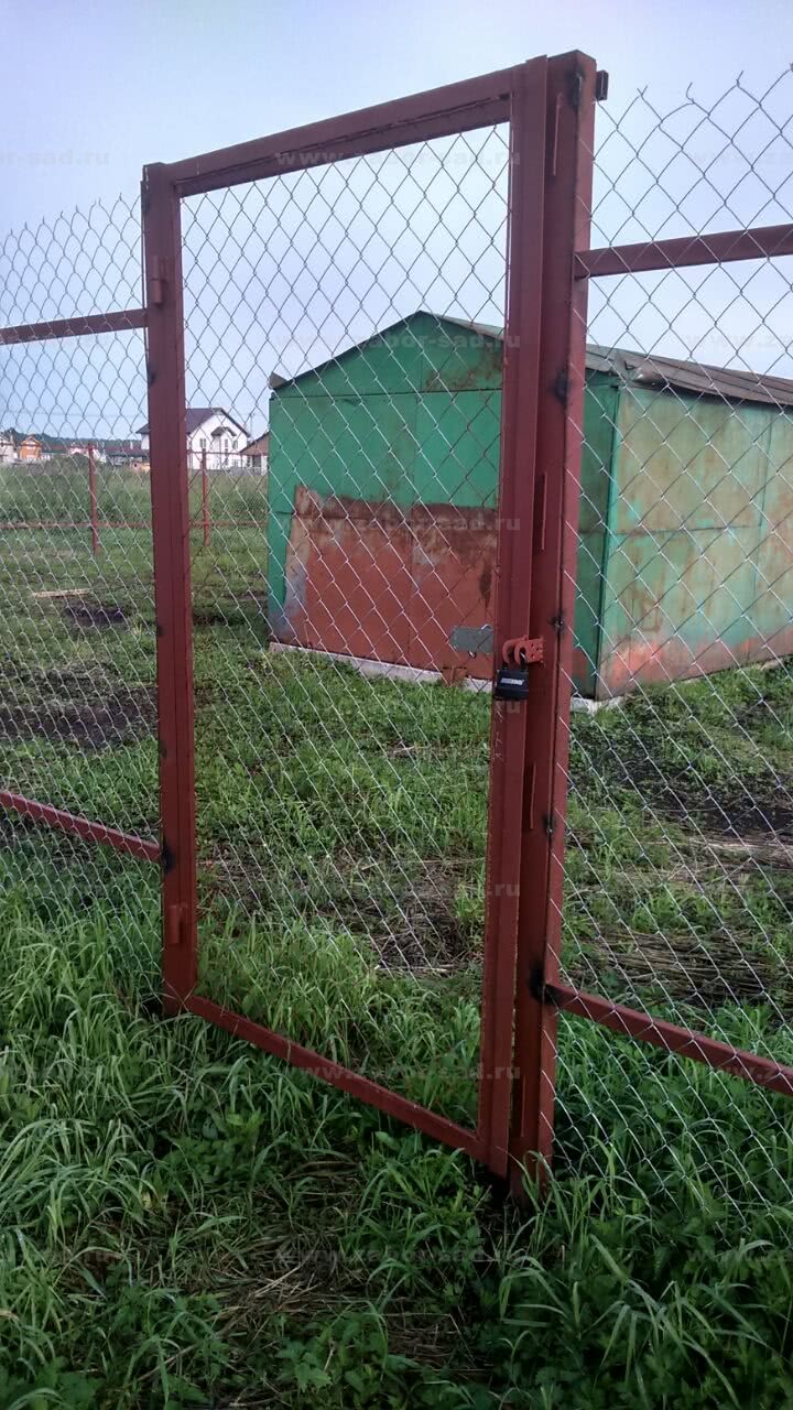 Делаем ворота и калитку из сетки рабицы самостоятельно