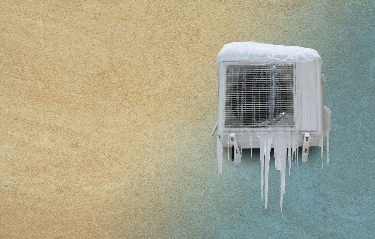 Работа кондиционера зимой