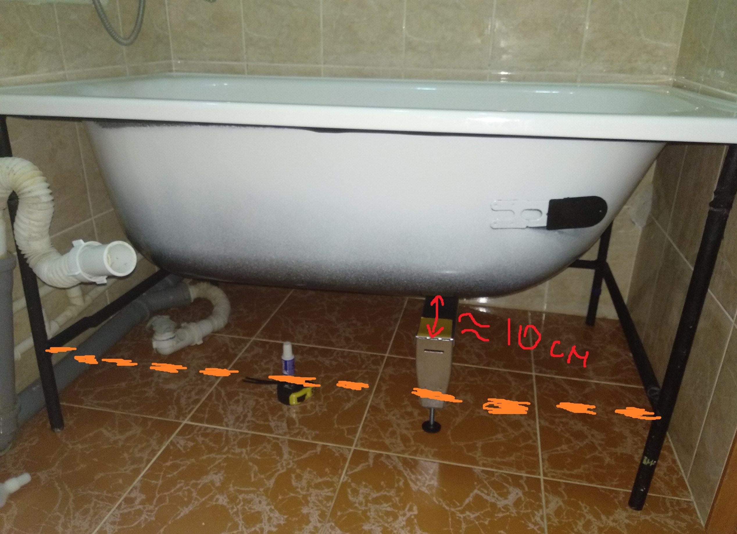 Установка ванны для дома своими руками - пошаговая инструкция