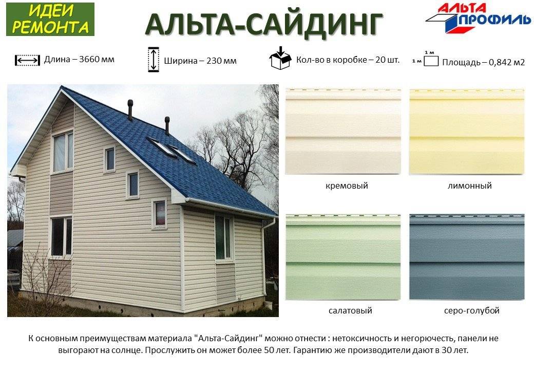 Виды сайдинга для наружной отделки
