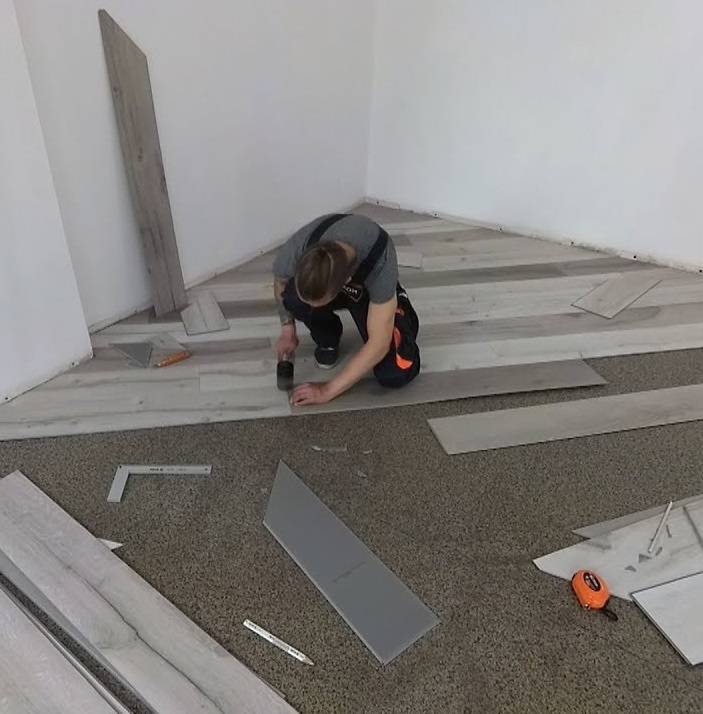 Плитка пвх как укладывать