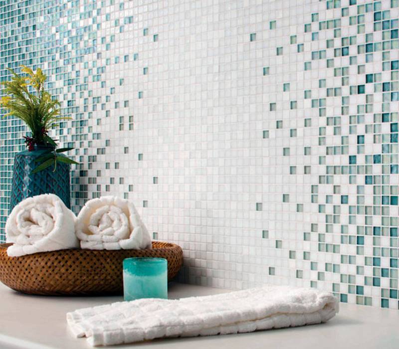 Виды плитки-мозаики, варианты использования в ванной комнате и технология укладки