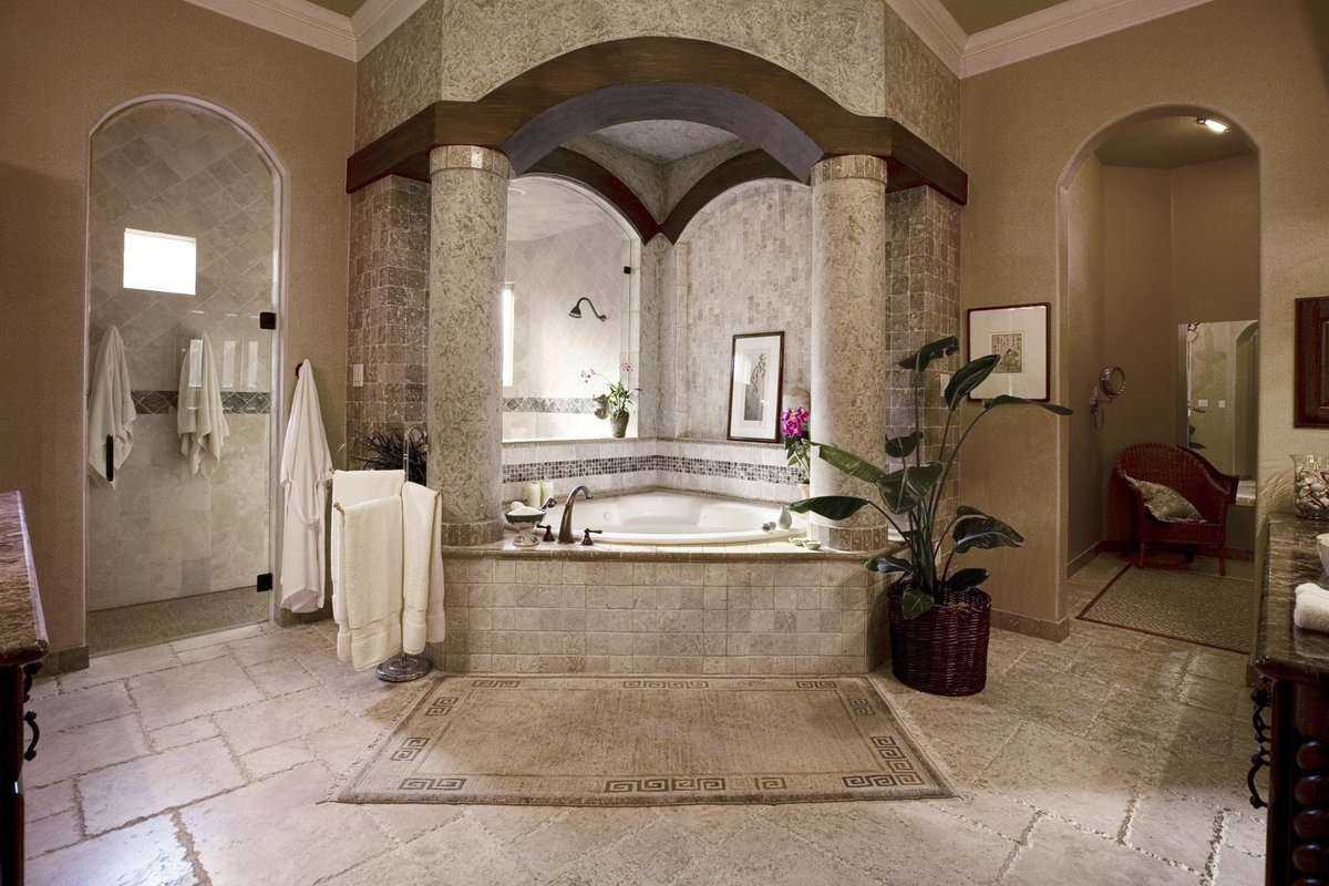 ванная комната в римском стиле