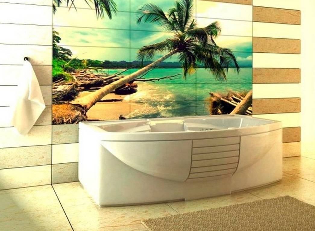 Фотоплитка для ванной комнаты: лучшие идеи дизайна (+ фото)