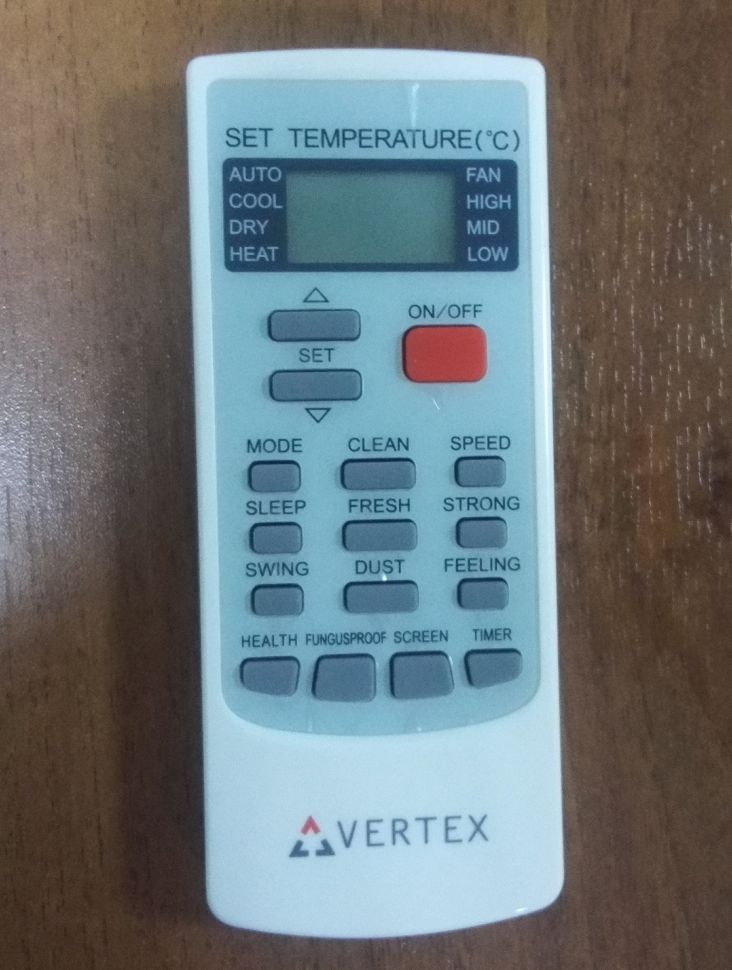 Кассетный кондиционер vertex коды ошибок - коды ошибок
