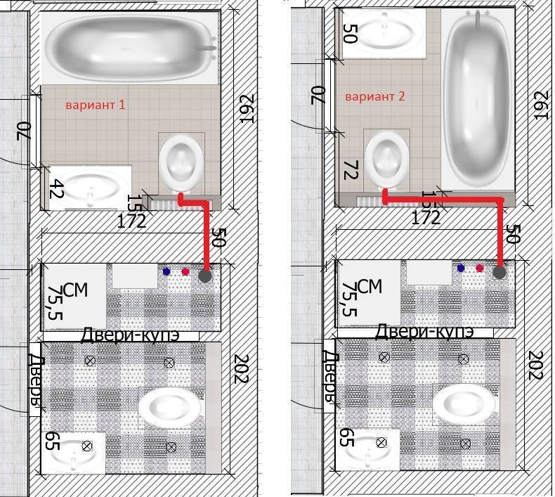 Перепланировка, переустройство санузла - как сделать второй санузел в квартире