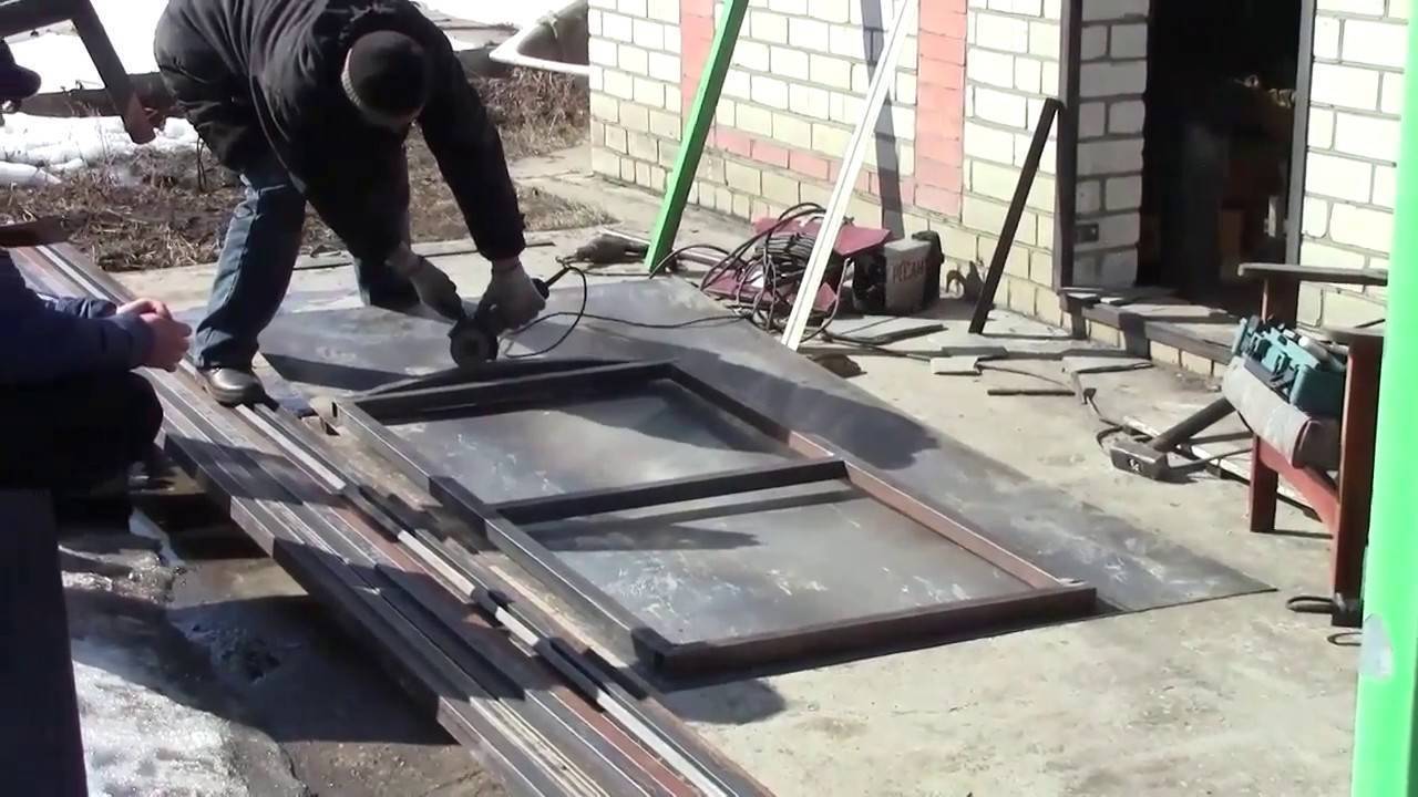 Железная дверь своими руками