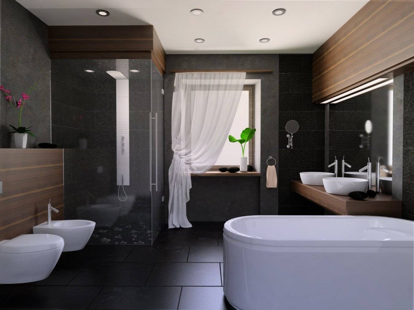 Современная ванная: модный минимализм как основной стиль в оформлении комнаты