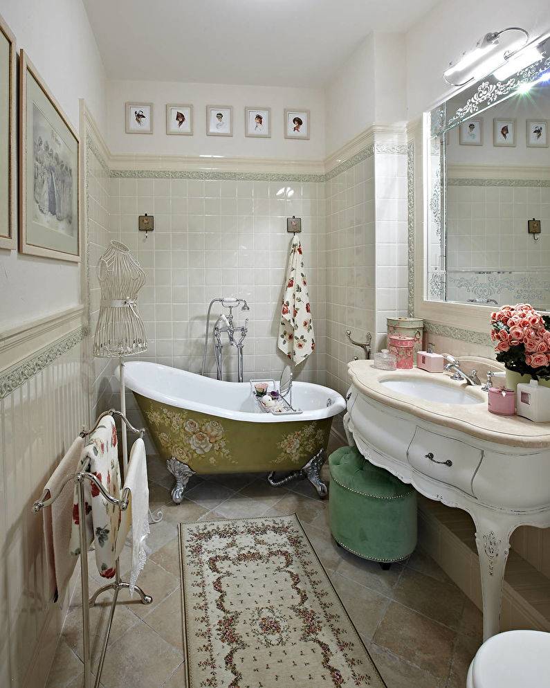 Ванная комната в стиле прованс: оформление с учётом современных реалий