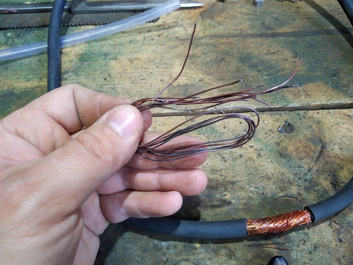 Соединение сварочных кабелей