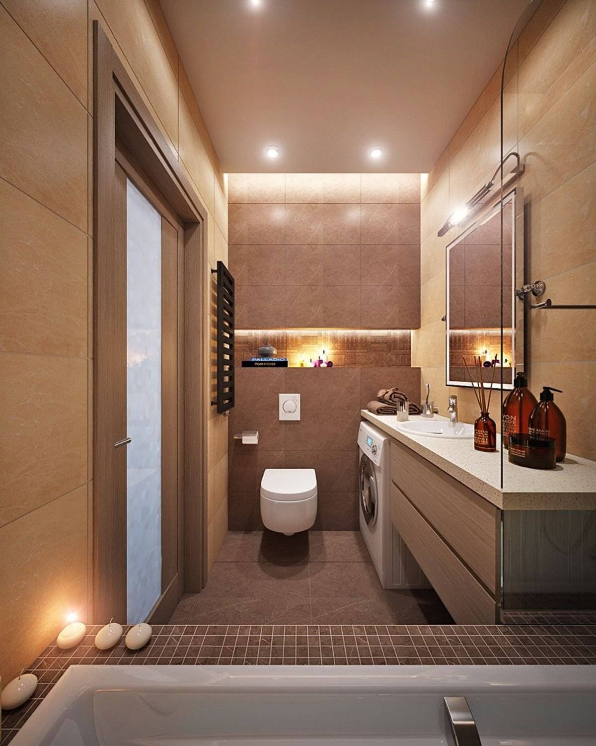 ванная комната 5 кв м санузел совмещенный дизайн