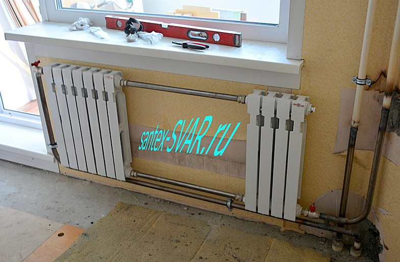 Правильная установка радиатора отопления под окном батареи конвекторы