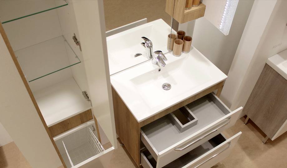Как выбрать шкаф (тумба) под раковину в ванную комнату — фото, видео
