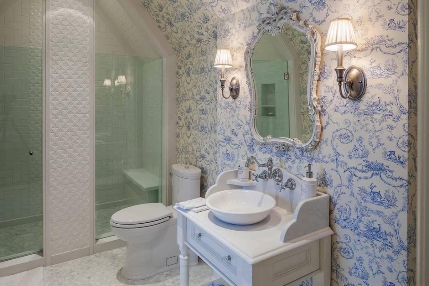 Ванная комната в стиле прованс: фото и варианты отделки