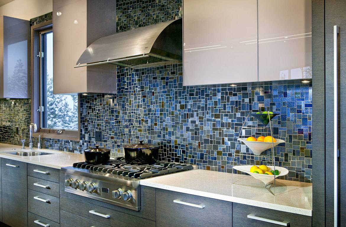 Зеркальная стеклянная мозаичная плитка Backsplash