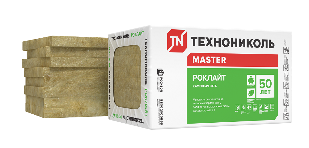 Утеплитель технониколь роклайт: характеристики и применение