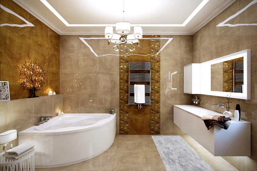 Угловая ванная — 85 фото удобного обустройства и красивого дизайна!