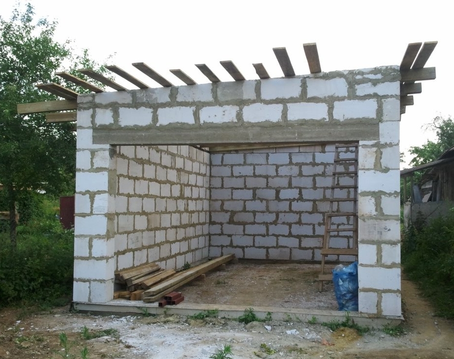 Из какого блока лучше построить гараж