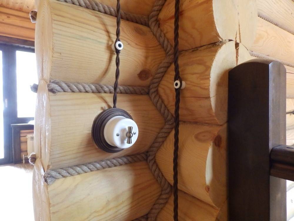 Ретро проводка в деревянном доме своими руками - постройвсесам