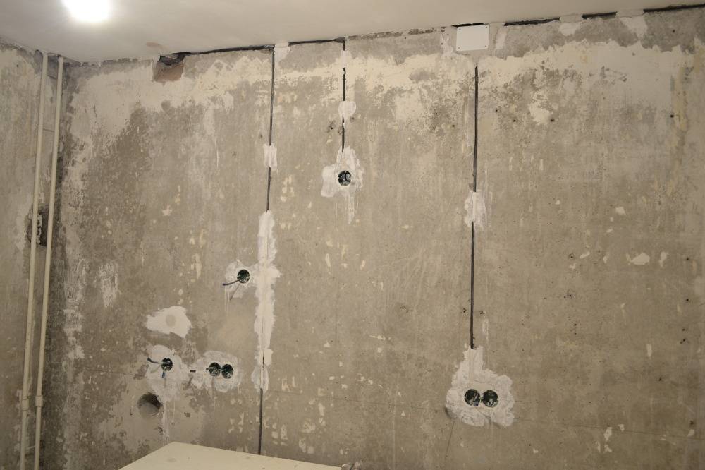 Чем заделать штробы в стенке - блог компании вольт