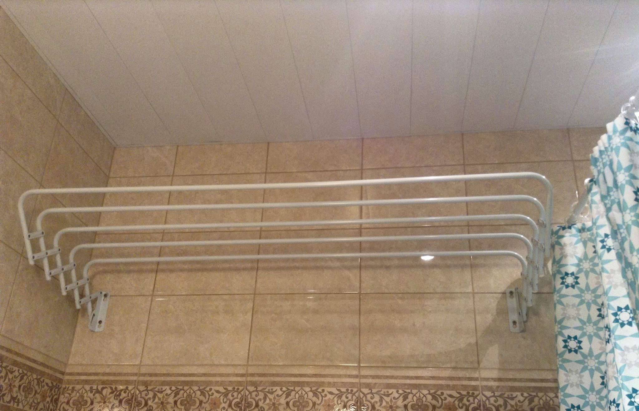 вешалки для ванной комнаты настенные для сушки белья