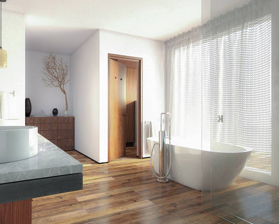 Ламинат для ванной комнаты - советы, как выбрать водостойкий вариант, и инструкции по монтажу