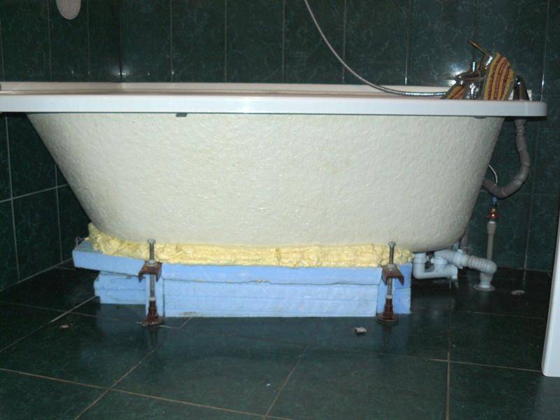 Как закрепить стальную ванну чтобы не качалась: особенности установки
