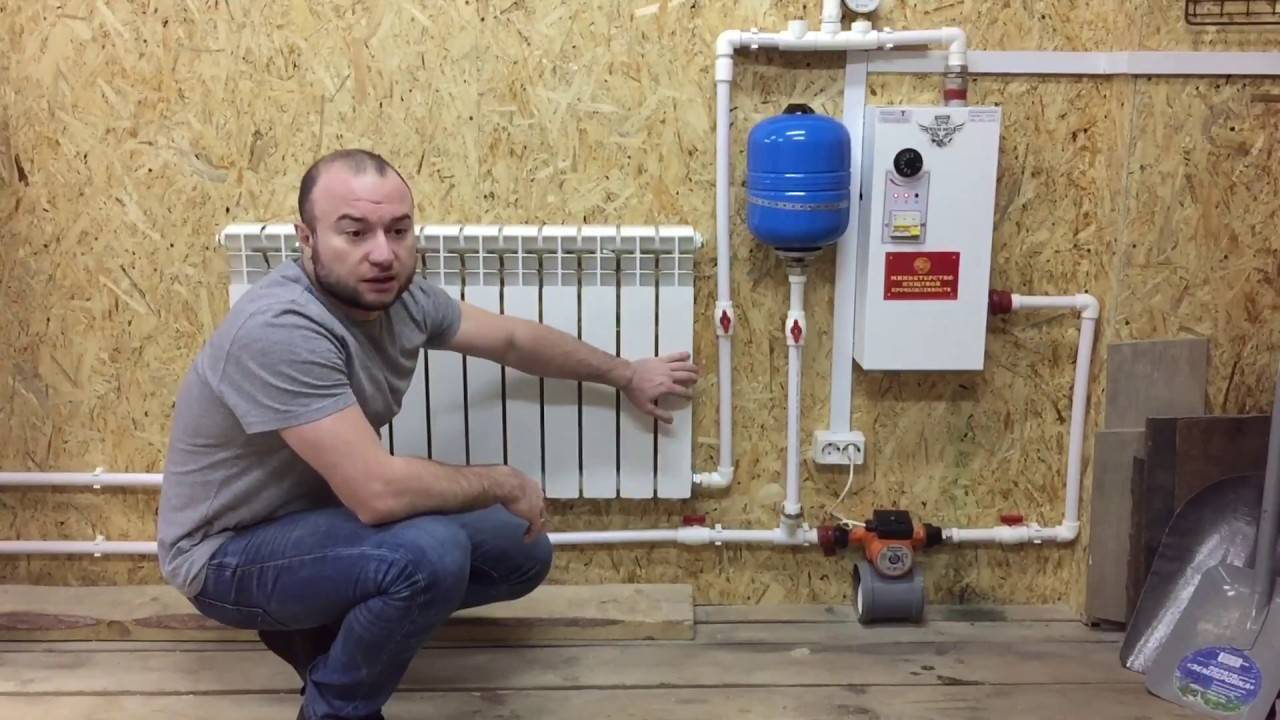 Система отопления гаража на тосоле