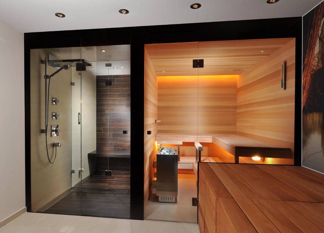 сауна в квартире в ванной дизайн